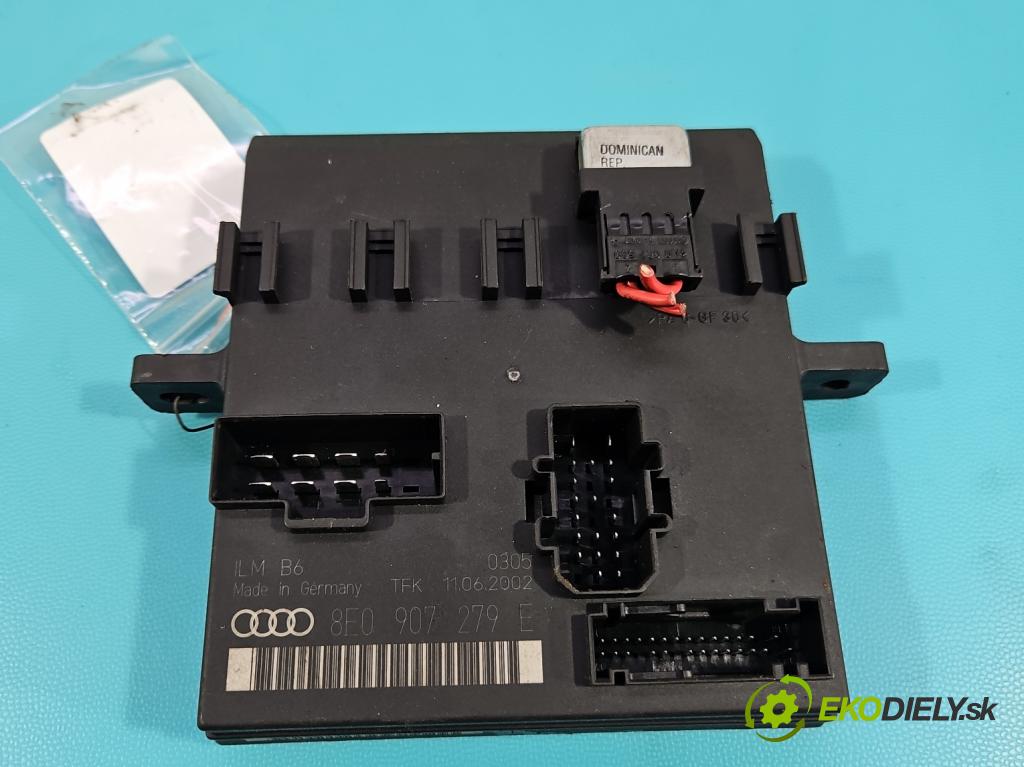 Audi A4 B6 2000-2004 2.0 20v 131 HP manual 96 kW 1984 cm3 4- riadiaca jednotka ostatné 8E0907279E