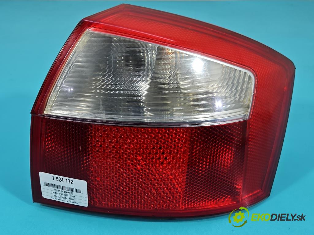 Audi A4 B6 2000-2004 2.0 20v 131 HP manual 96 kW 1984 cm3 4- svetlo / reflektor zadné pravé 8E0945096C (Kľučka dverí ostatné)