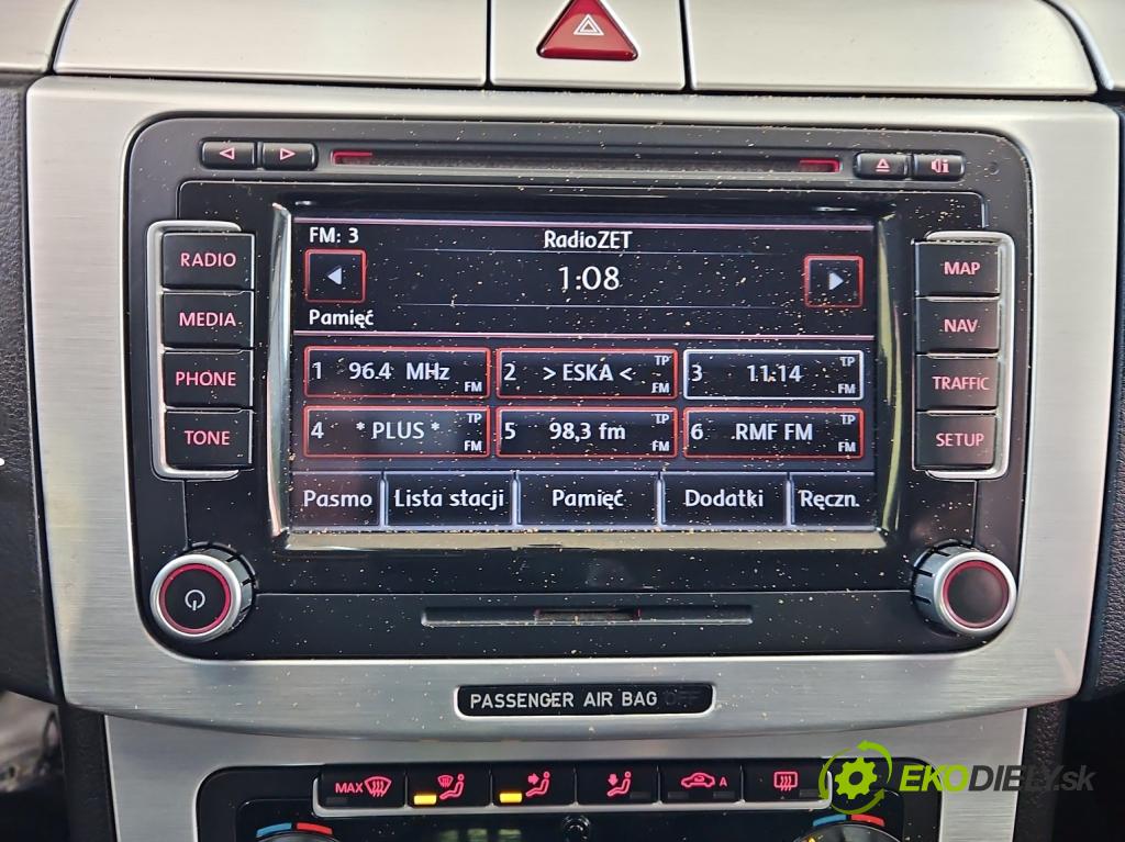 Vw Passat CC 2008-2016 2.0 TDI 140 HP manual 103 kW 1968 cm3 4- Radio originál 1T0035680B