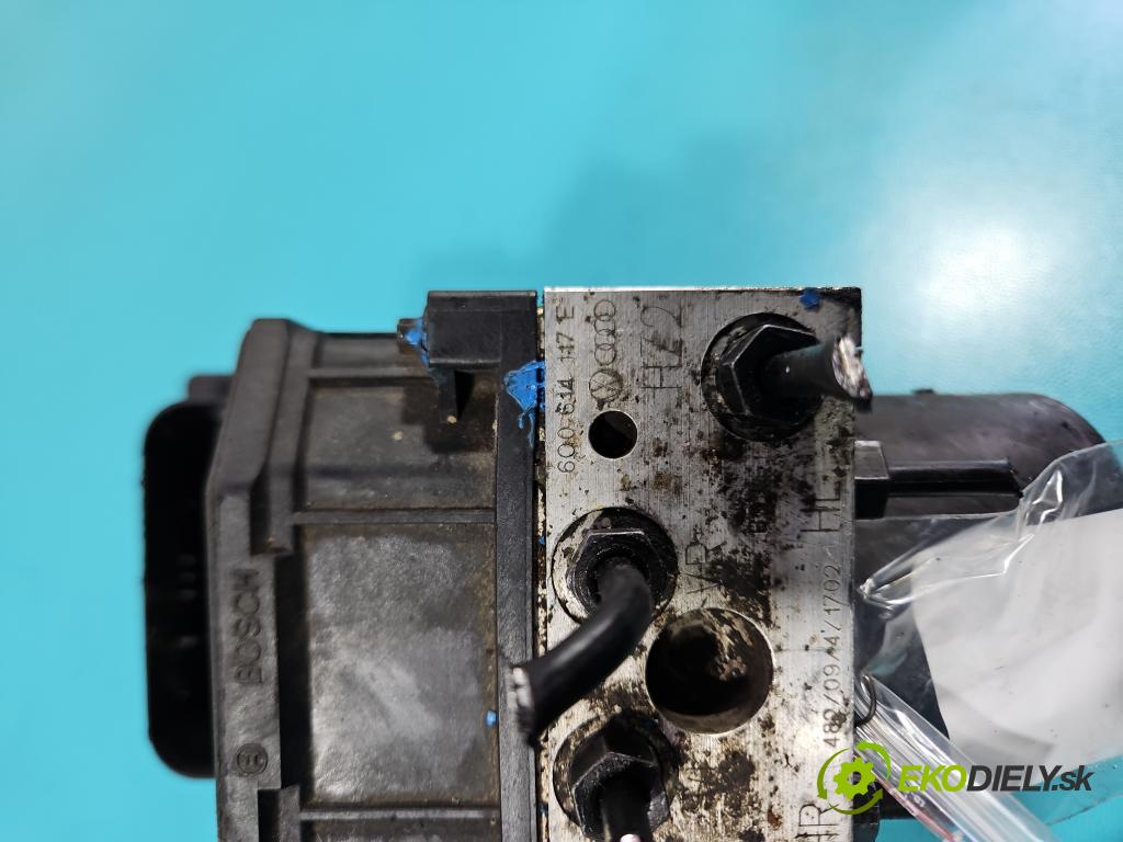 Skoda Fabia I 1999-2007 1.2 12V 64 HP manual 47 kW 1198 cm3 5- čerpadlo abs 6Q0614117E (Pumpa ABS)