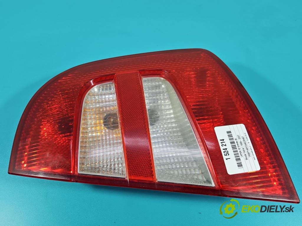 Skoda Fabia I 1999-2007 1.2 12V 64 HP manual 47 kW 1198 cm3 5- svetlo / reflektor zadné pravé 6Y6945096B (Kľučka dverí ostatné)