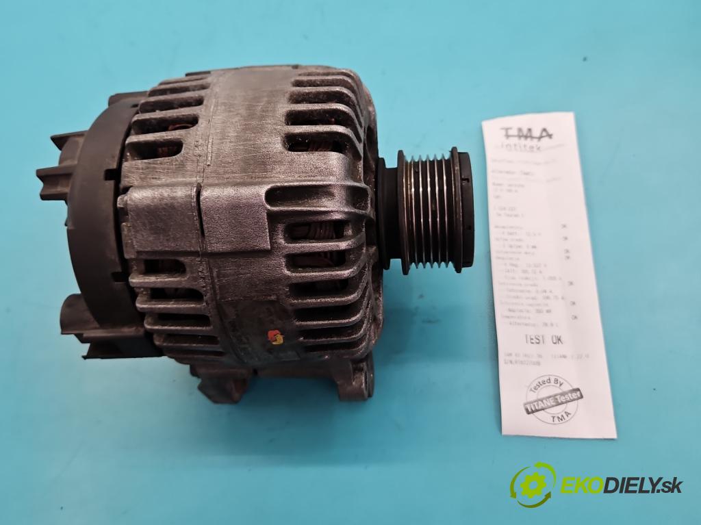 Vw Touran I 2003-2015 1.9 tdi 101 HP manual 74 kW 1896 cm3 5- Alternator 0986045340 (Alternátor)