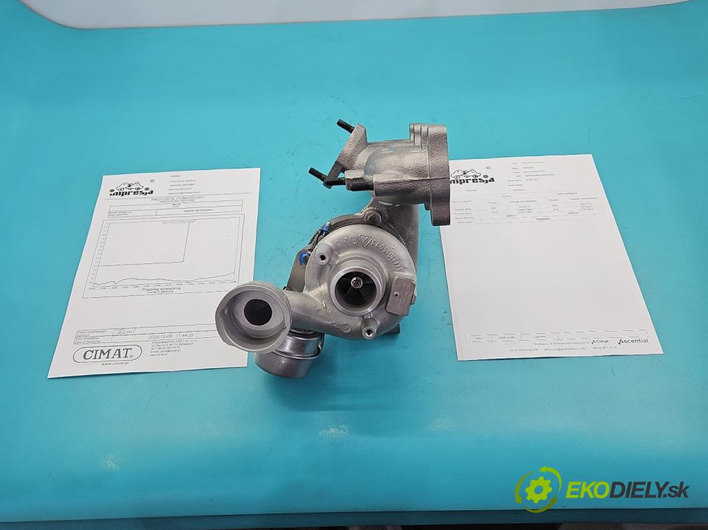Vw Touran I 2003-2015 1.9 tdi 101 HP manual 74 kW 1896 cm3 5- turbodúchadlo, turbo repasovaná KP39A-0011