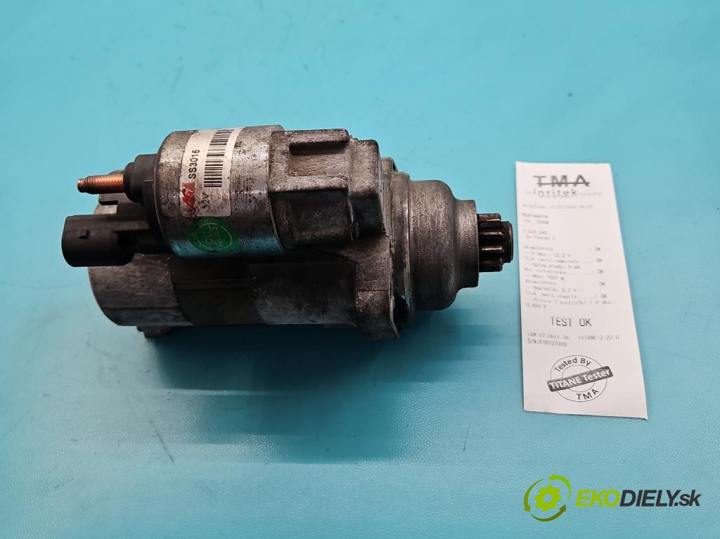 Vw Touran I 2003-2015 1.9 tdi 101 hp manual 74 kW 1896 cm3 5- startér: 02Z911023H (Startér)