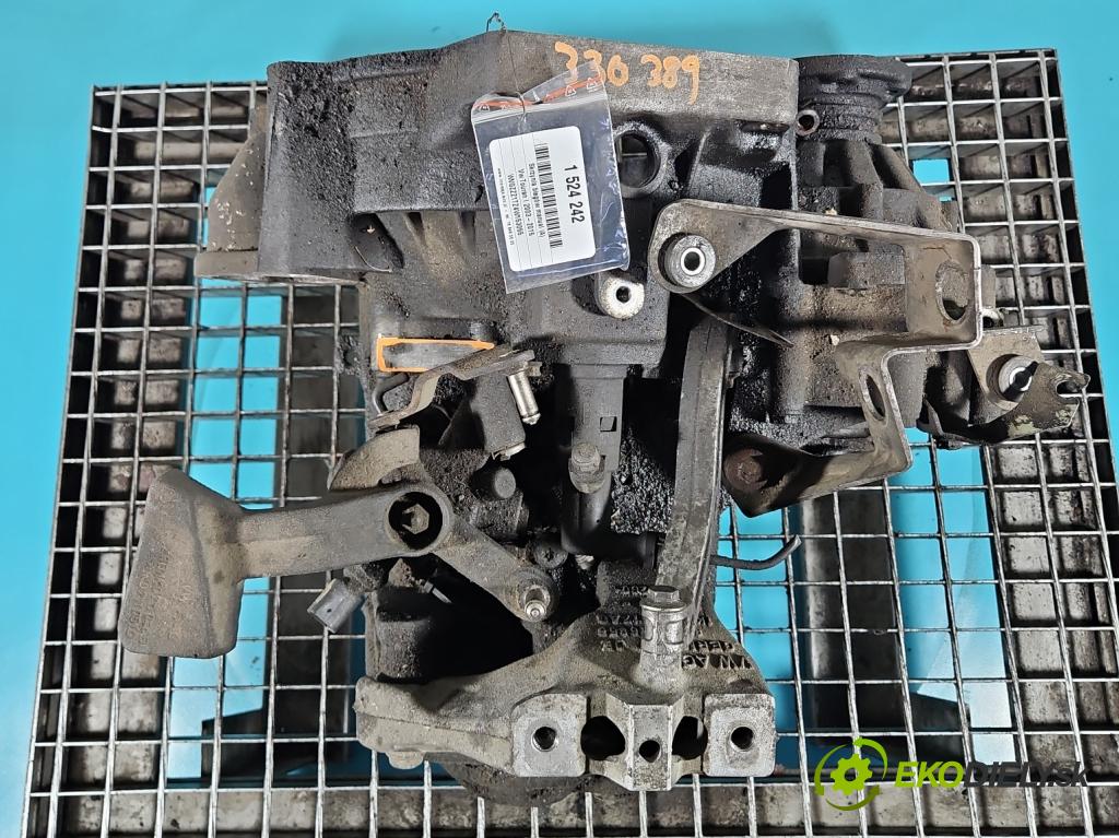 Vw Touran I 2003-2015 1.9 tdi 101 HP manual 74 kW 1896 cm3 5- prevodovka stupeň,rýchlosť manual GQN