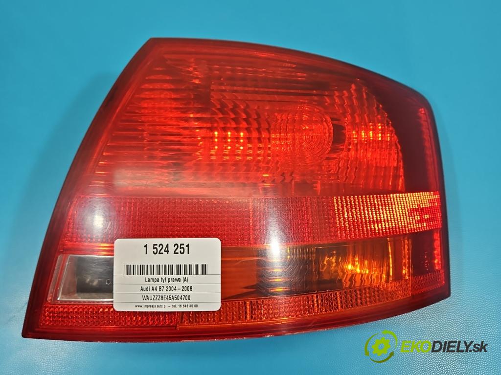 Audi A4 B7 2004-2008 1.9 tdi 116 hp manual 85 kW 1896 cm3 5- světlo zadní pravé 8E9945096E (Klika dveří ostatní)