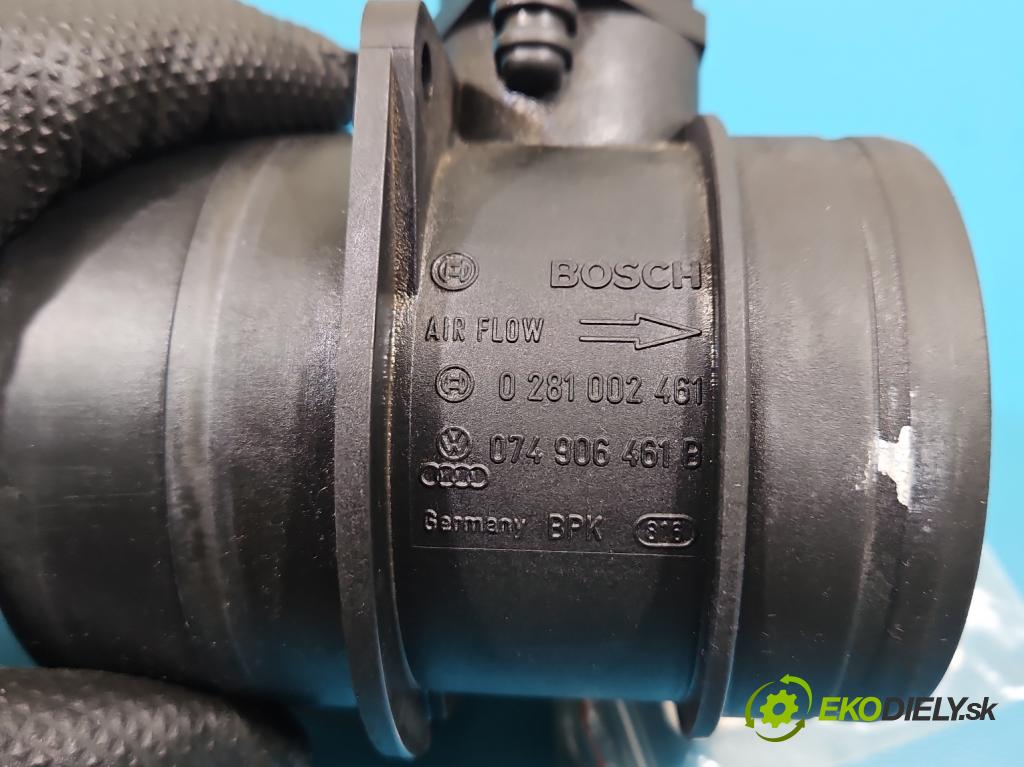 Audi A4 B7 2004-2008 1.9 tdi 116 HP manual 85 kW 1896 cm3 5- průtokoměr: 0281002461 (Váha vzduchu)