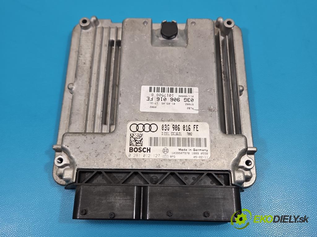 Audi A4 B7 2004-2008 1.9 tdi 116 HP manual 85 kW 1896 cm3 5- riadiaca jednotka motora 03G906016FE