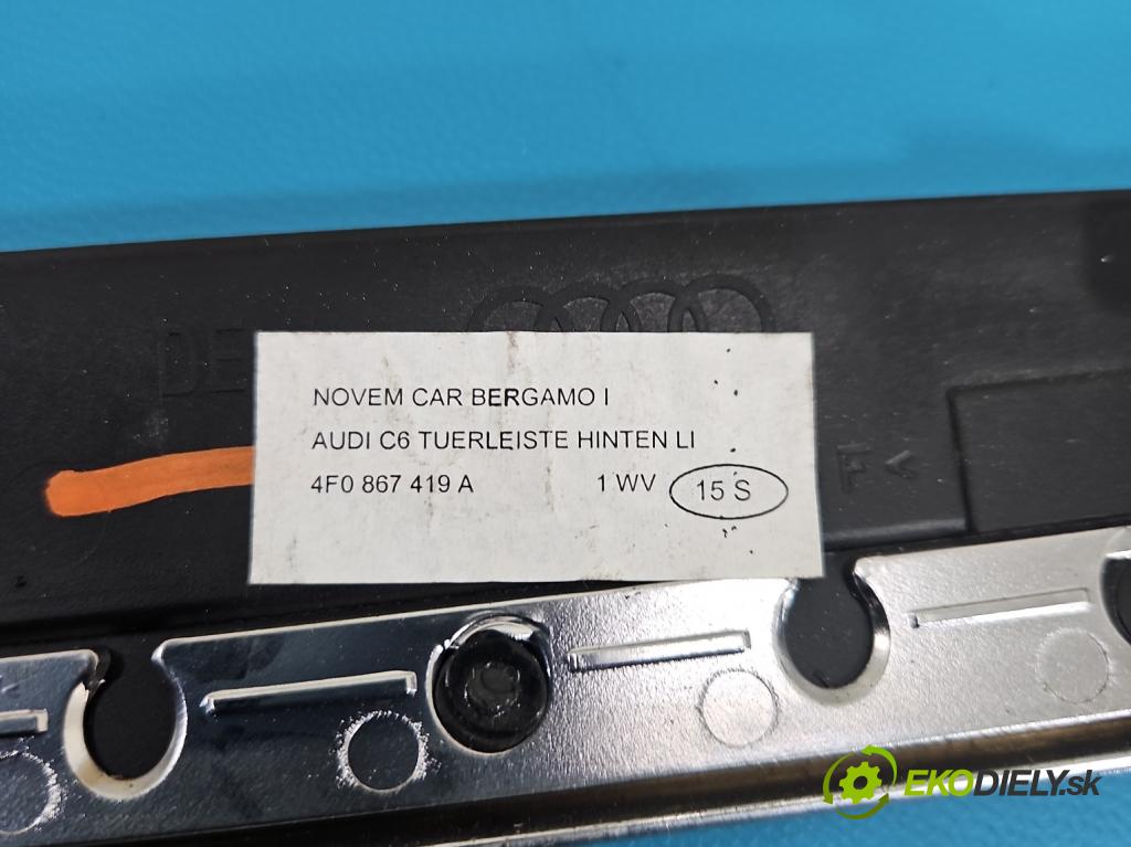 Audi A6 C6 2004-2011 2.7 TDI 179KM automatic 132 kW 2698 cm3 5- lišta ozdobná vnitŕní: 4F0867867419A