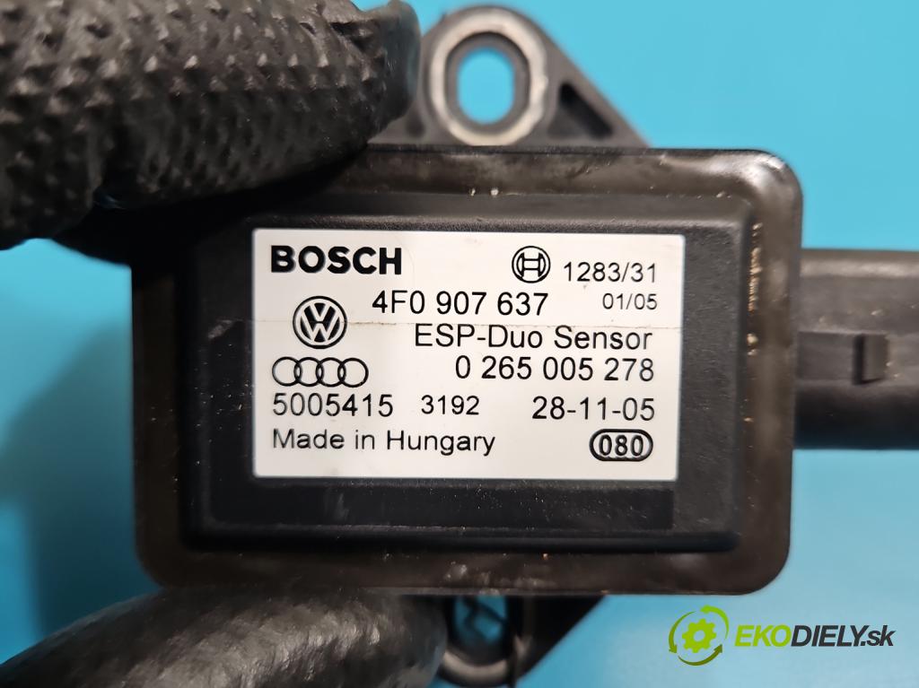 Audi A6 C6 2004-2011 2.7 TDI 179KM automatic 132 kW 2698 cm3 5- snímač ESP 4F0907637