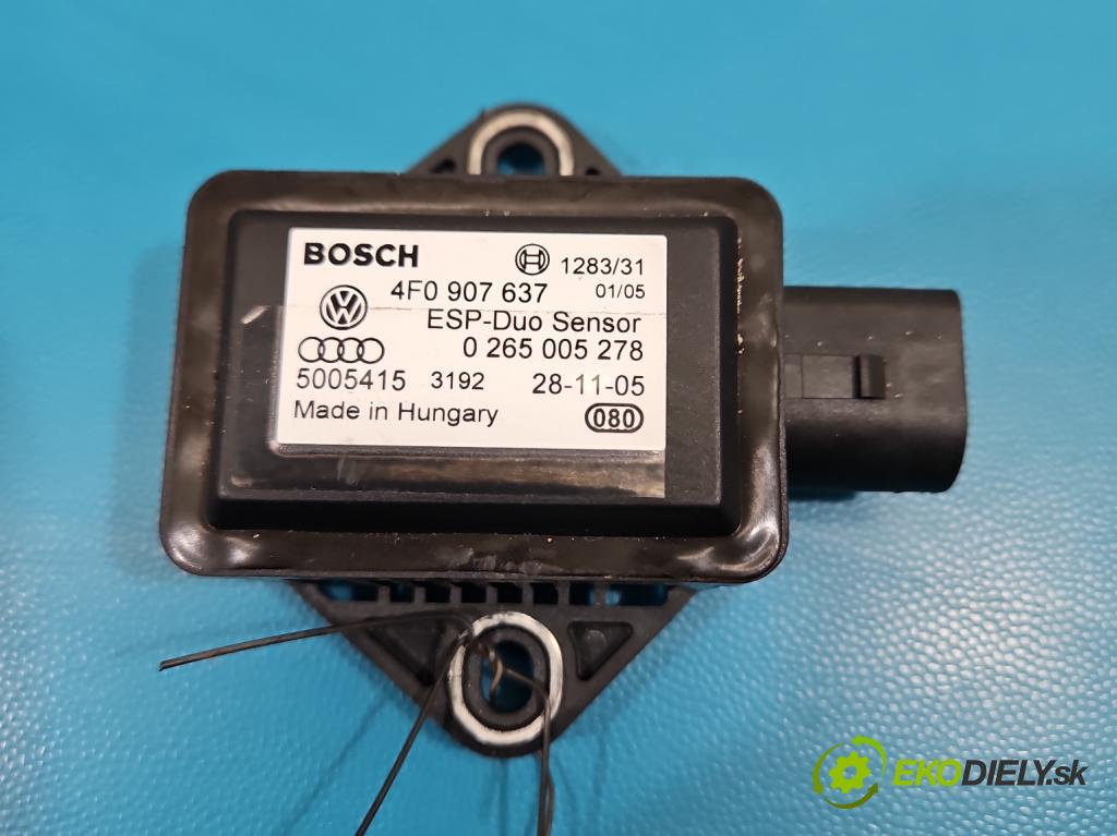 Audi A6 C6 2004-2011 2.7 TDI 179KM automatic 132 kW 2698 cm3 5- snímač ESP 4F0907637