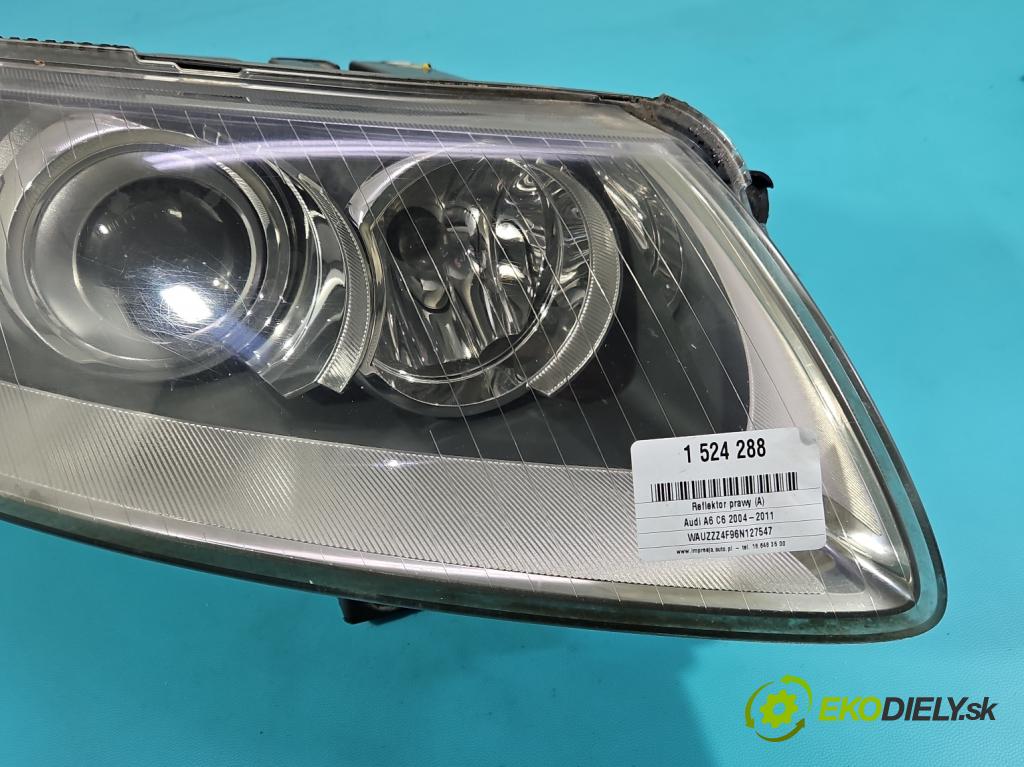 Audi A6 C6 2004-2011 2.7 TDI 179KM automatic 132 kW 2698 cm3 5- světlo pravý  (Pravé přední světlo)