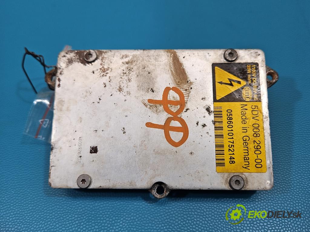 Audi A6 C6 2004-2011 2.7 TDI 179KM automatic 132 kW 2698 cm3 5- střídač: xenon 5DV008290-00 (Riadiaca jednotka xenónu)