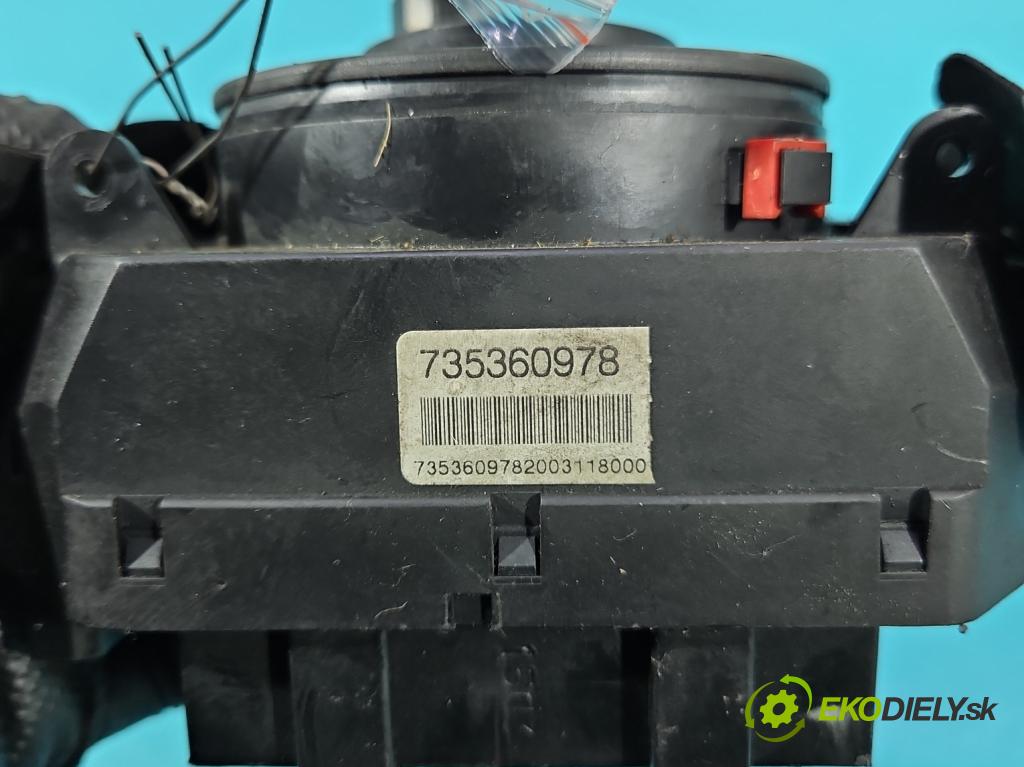 Fiat Panda II 2003-2012 1.1 54 HP manual 40 kW 1108 cm3 5- prepínač komplex: 735360978 (Prepínacie páčky pod volantom)