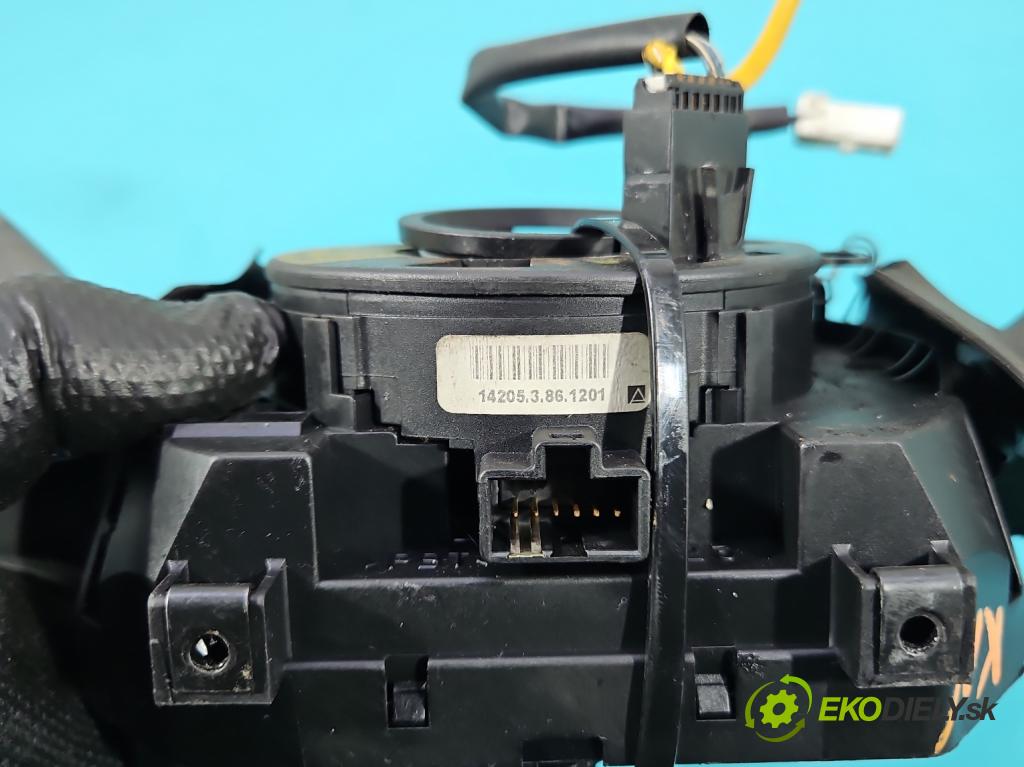 Fiat Panda II 2003-2012 1.1 54 HP manual 40 kW 1108 cm3 5- prepínač komplex: 735360978 (Prepínacie páčky pod volantom)