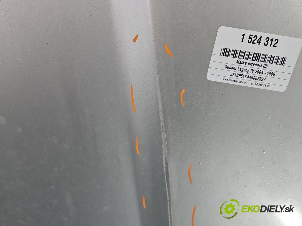 Subaru Legacy IV 2004-2009 2.0 boxer 137 hp manual 101 kW 1994 cm3 5- kapota přední