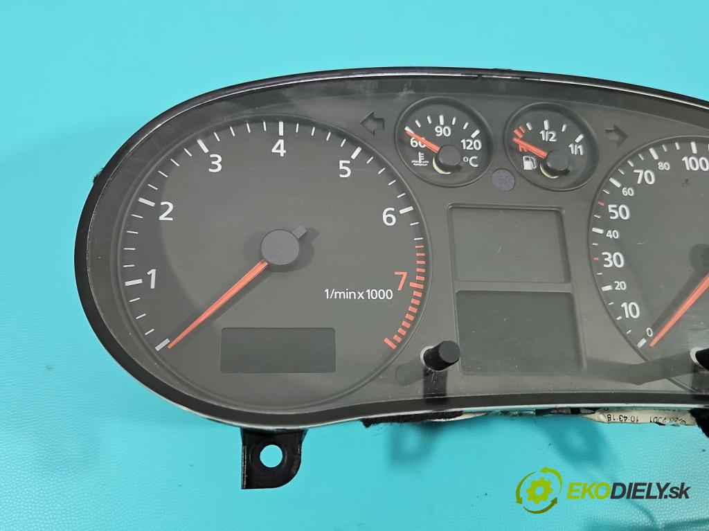 Audi A3 8L 1996-2003 1.8 20V 125 HP manual 92 kW 1781 cm3 5- prístrojovka/ budíky 8L0920900F (Prístrojová doska)