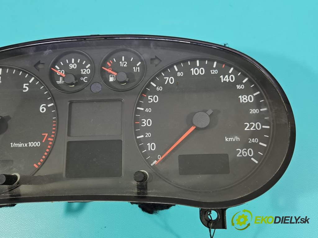 Audi A3 8L 1996-2003 1.8 20V 125 HP manual 92 kW 1781 cm3 5- prístrojovka/ budíky 8L0920900F (Prístrojová doska)