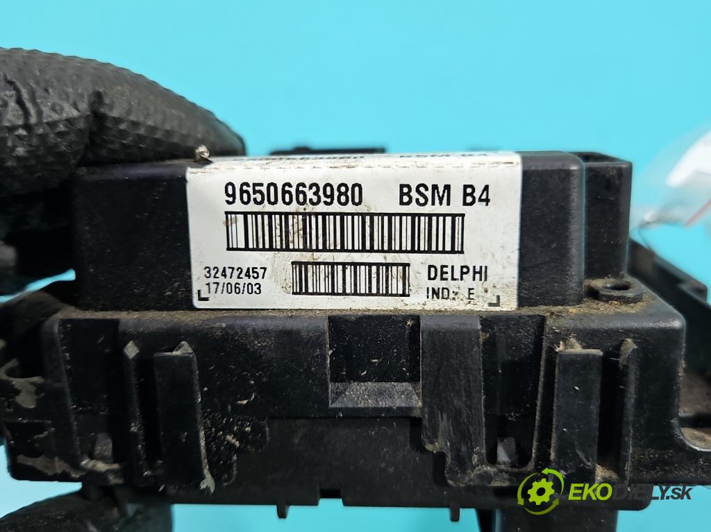 Citroen Xsara II 2000-2004 2.0 16V 136 HP manual 100 kW 1997 cm3 5- riadiaca jednotka komfortu 9650663980