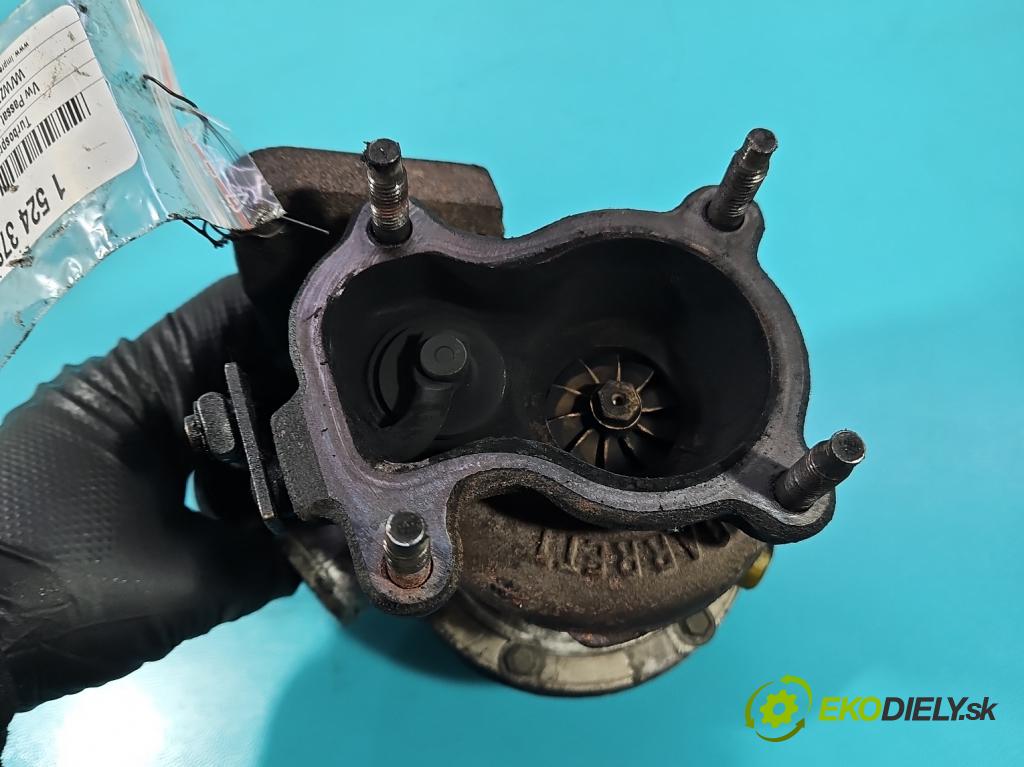 Vw Passat B5 1995-2005 1.9 TDI 90 HP manual 66 kW 1896 cm3 4- turbodúchadlo, turbo 454097-2 (Turbodúchadlo (kompletné))