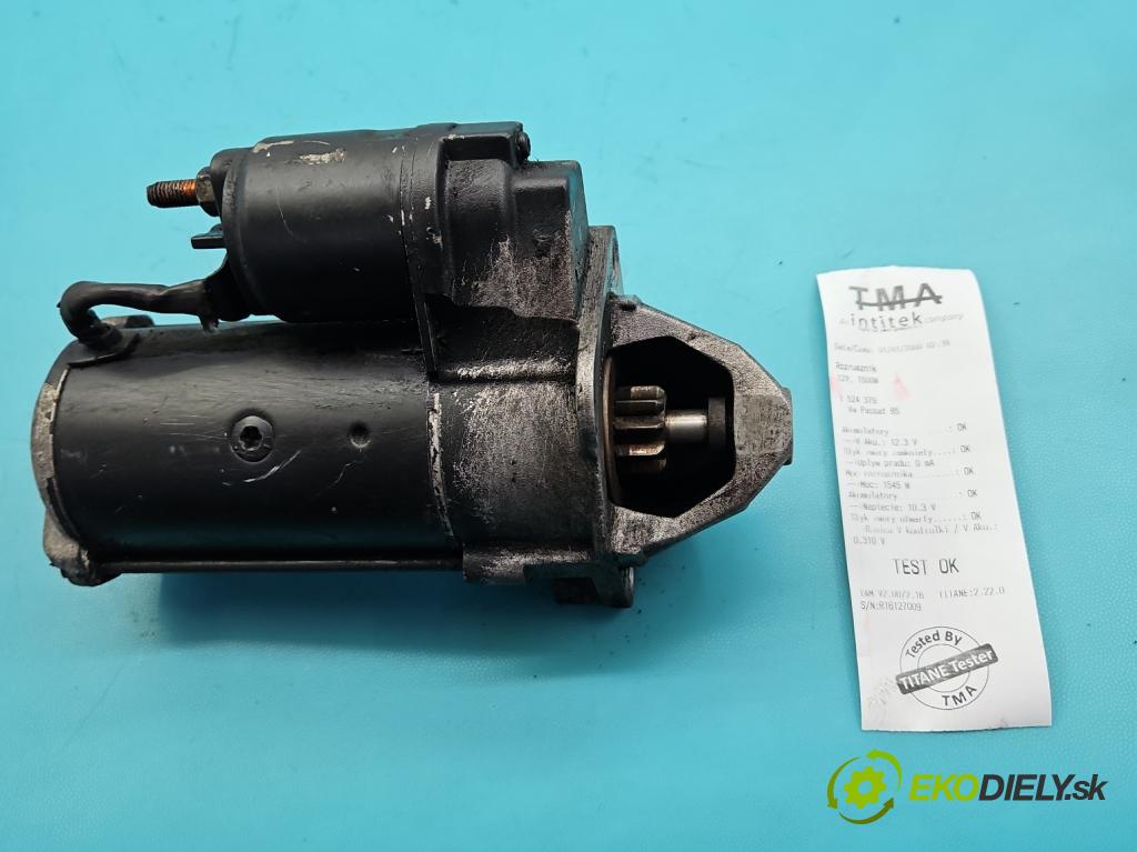 Vw Passat B5 1995-2005 1.9 TDI 90 HP manual 66 kW 1896 cm3 4- štartér  (Štartér)