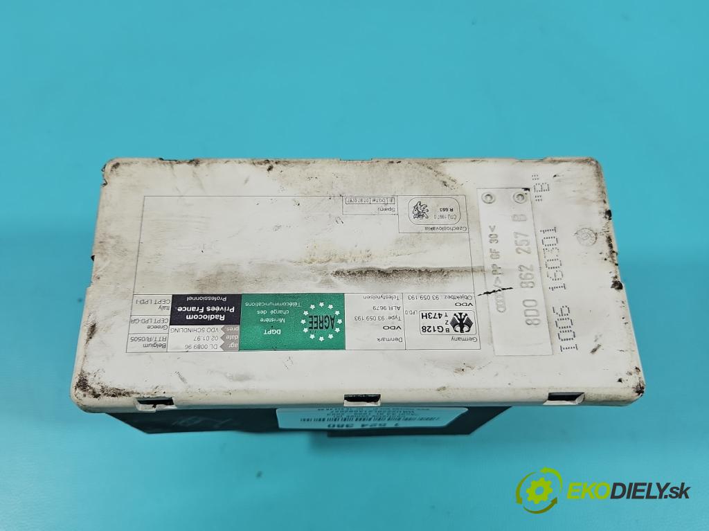Audi A3 8L 1996-2003 1.8 20V 125 HP manual 92 kW 1781 cm3 5- Centrální: zámek: 8D0862257B