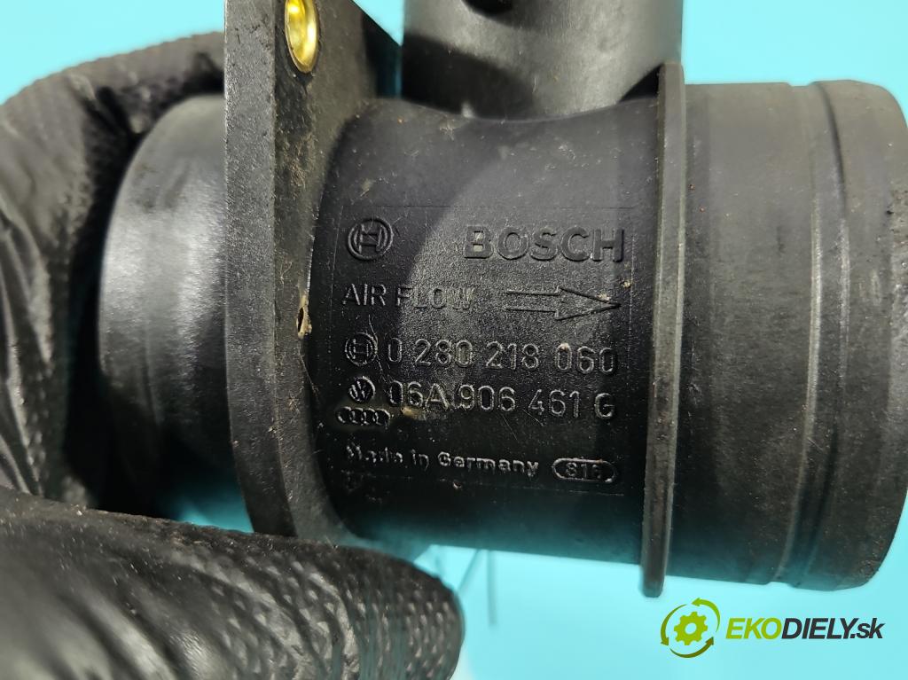 Audi A3 8L 1996-2003 1.8 20V 125 HP manual 92 kW 1781 cm3 5- průtokoměr: 0280218060 (Váha vzduchu)