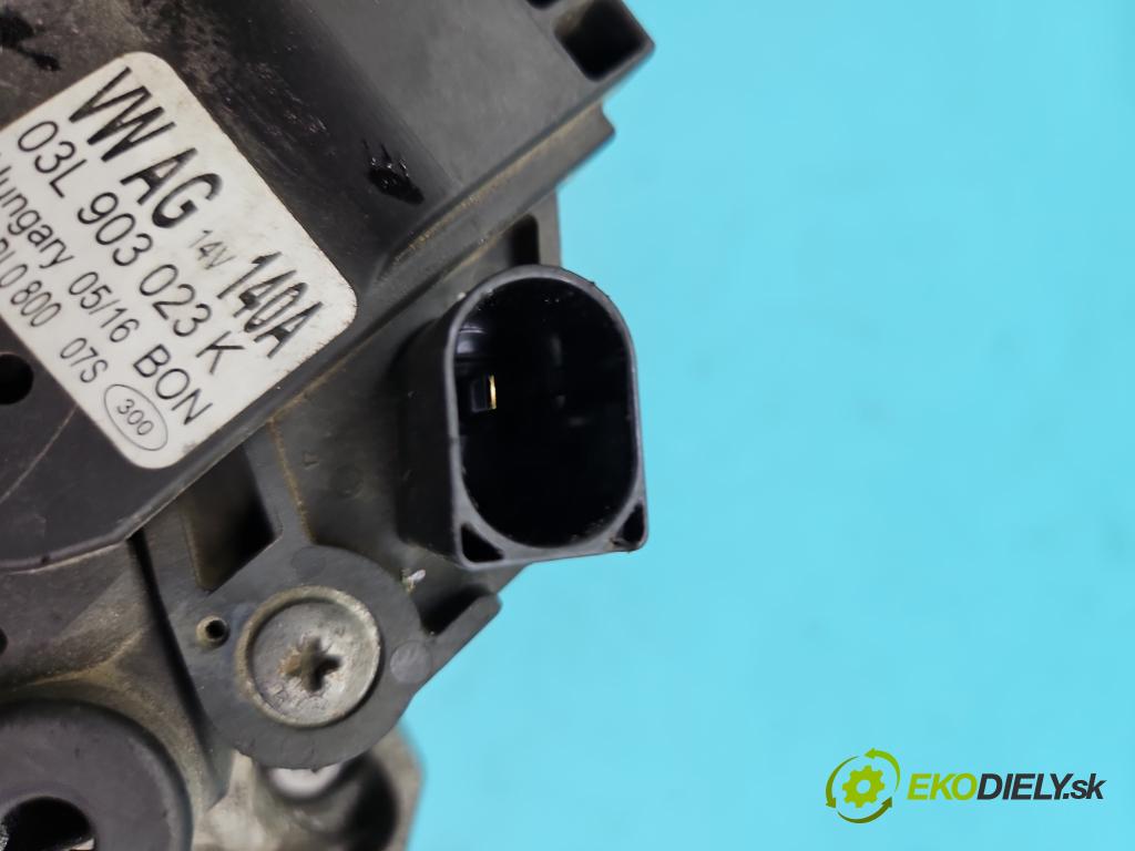 Skoda Octavia III 2013- 1.6 tdi 110 HP manual 81 kW 1598 cm3 5- Alternator 03L903023K (Alternátor)