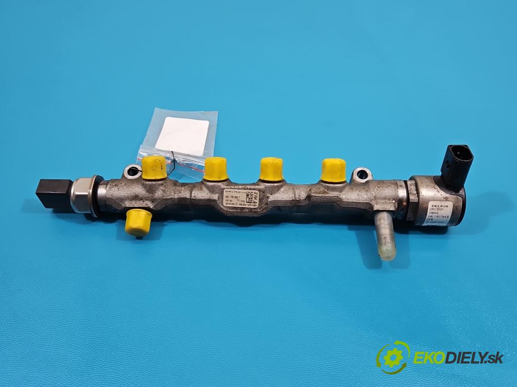 Skoda Octavia III 2013- 1.6 tdi 110 HP manual 81 kW 1598 cm3 5- lišta vstrekovacia 04L130089F (Vstrekovacia lišta)