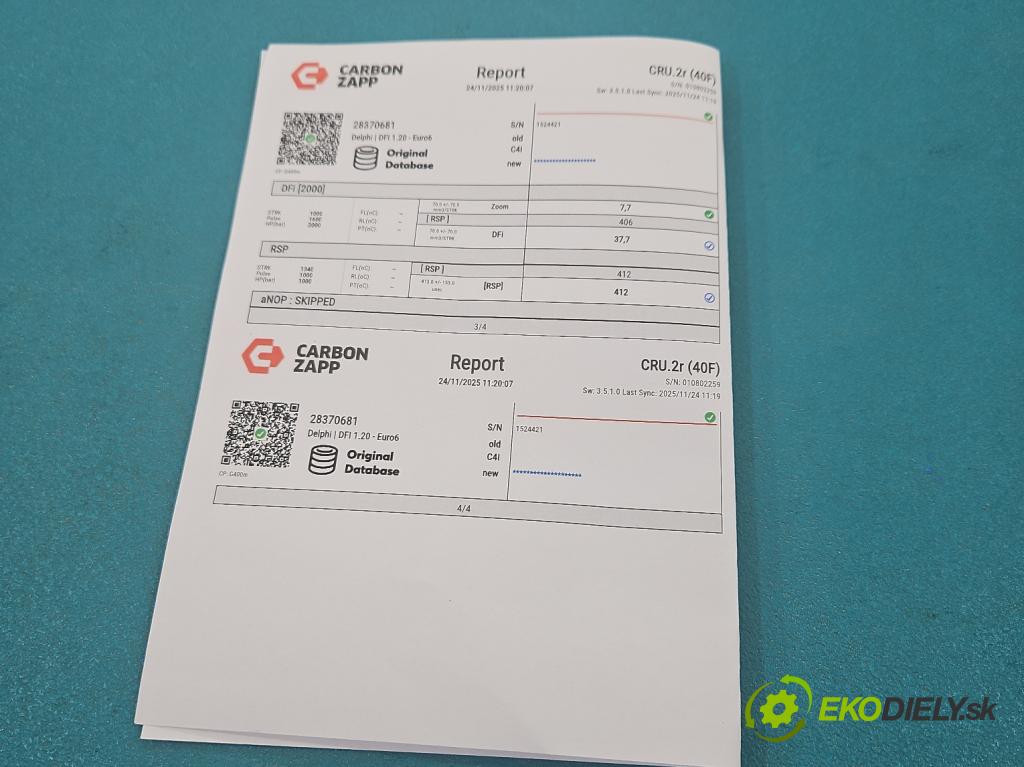 Skoda Octavia III 2013- 1.6 tdi 110 HP manual 81 kW 1598 cm3 5- vstrek 28370681 (Vstrekovač paliva)