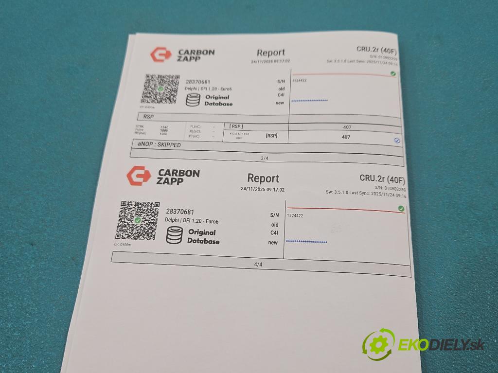 Skoda Octavia III 2013- 1.6 tdi 110 HP manual 81 kW 1598 cm3 5- vstrek 28370681 (Vstrekovač paliva)