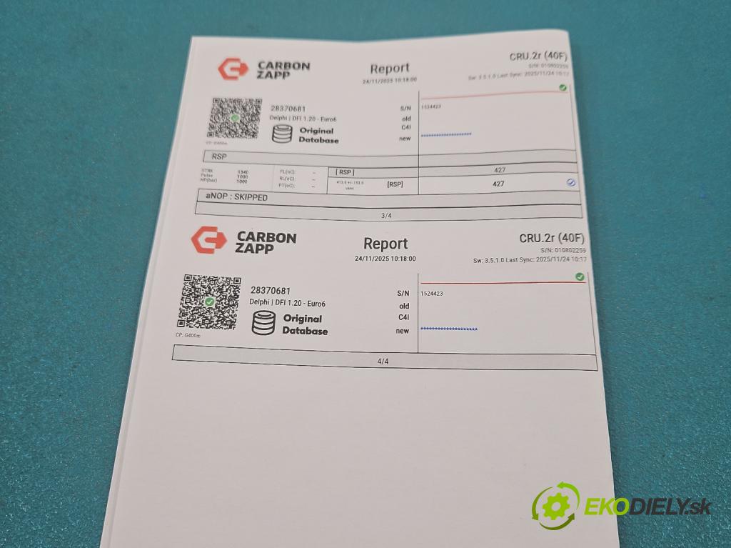 Skoda Octavia III 2013- 1.6 tdi 110 HP manual 81 kW 1598 cm3 5- vstrek 28370681 (Vstrekovač paliva)