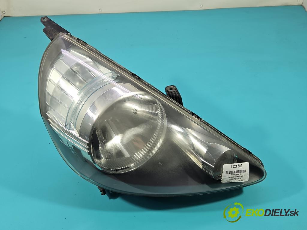 Honda Jazz II 2002-2008 1.3 83 HP manual 61 kW 1339 cm3 5- Reflektor: pravý  (Svetlo predné pravé)