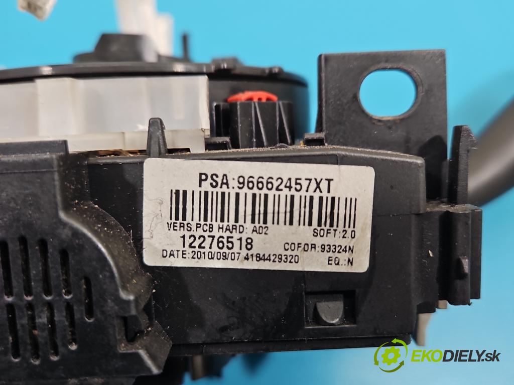 Citroen Berlingo II 2008-2018 1.6 hdi 90 hp manual 66.2 kW 1560 cm3 5- Přepínač sdružený 96662457XT (Páčky pod volantem)