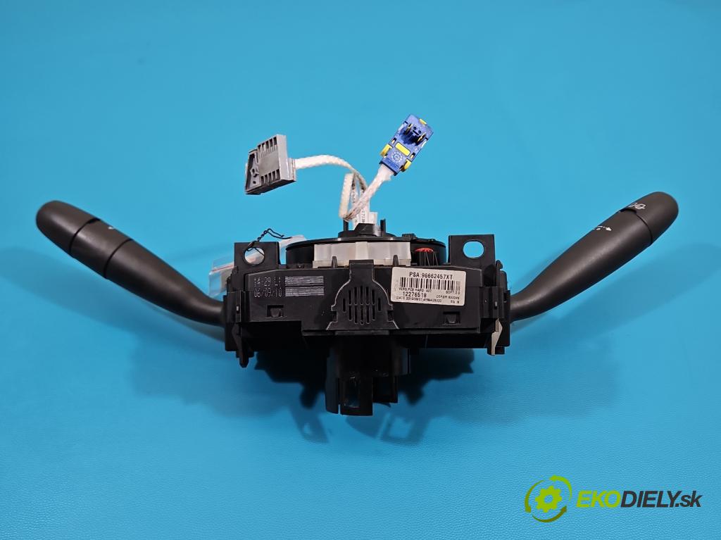 Citroen Berlingo II 2008-2018 1.6 hdi 90 hp manual 66.2 kW 1560 cm3 5- Přepínač sdružený 96662457XT (Páčky pod volantem)