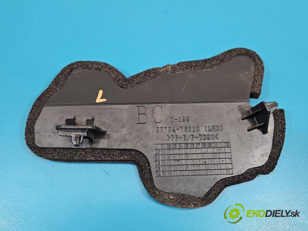 Lexus CT 2010-2022 1.8 VVTI 99 HP automatic 73 kW 1798 cm3 5- kryt plast 55734-76010
