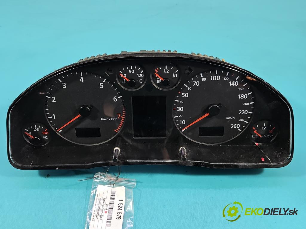 Audi A6 C5 1997-2004 2.4 V6 165 hp automatic 121 kW 2393 cm3 4- Přístrojová deska 4B0920930L (Přístrojová deska)