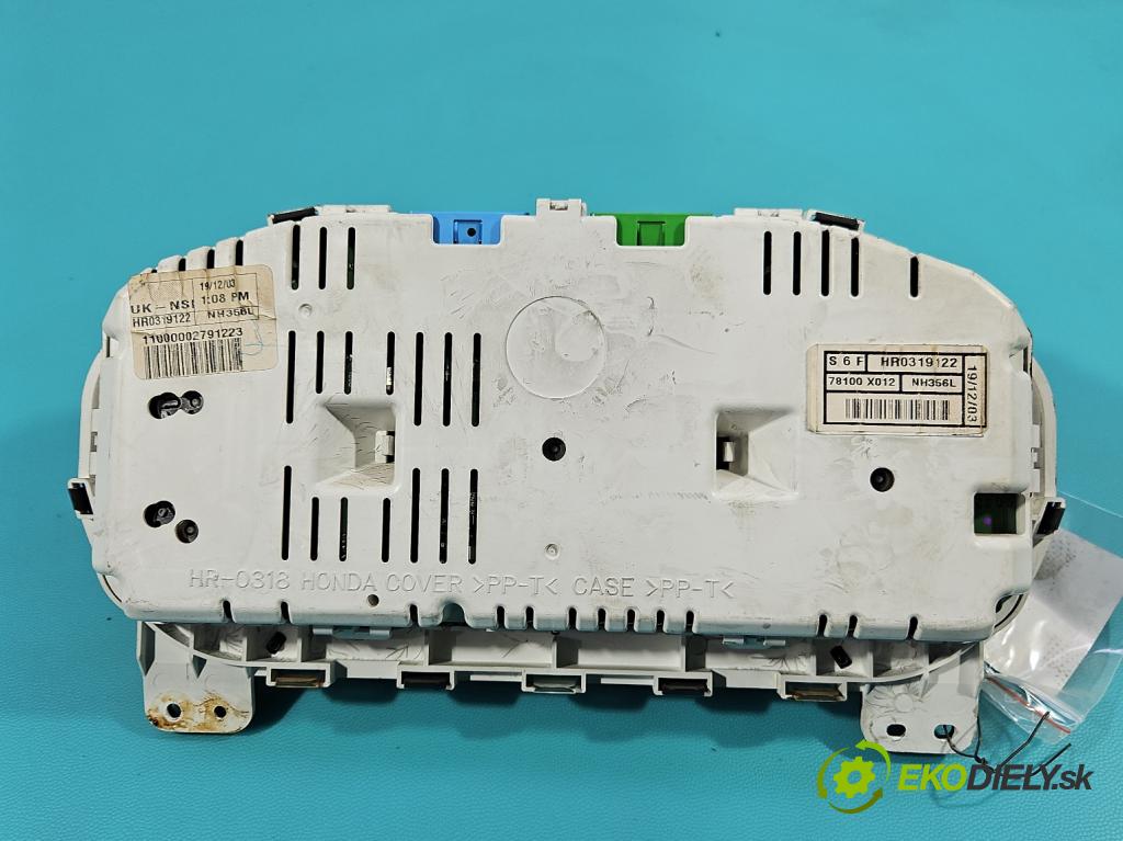 Honda Civic VII 2000-2006 1.7 ctdi: 101 HP manual 74 kW 1686 cm3 5- prístrojovka/ budíky HR0319122 (Prístrojová doska)