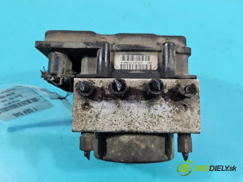 Suzuki SX4 I 2006-2014 2.0 16v 143 HP automatic 105 kW 1995 cm3 5- čerpadlo abs 0265800582 (Pumpa ABS)