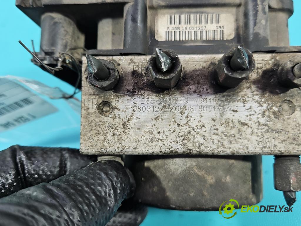 Suzuki SX4 I 2006-2014 2.0 16v 143 HP automatic 105 kW 1995 cm3 5- čerpadlo abs 0265800582 (Pumpa ABS)