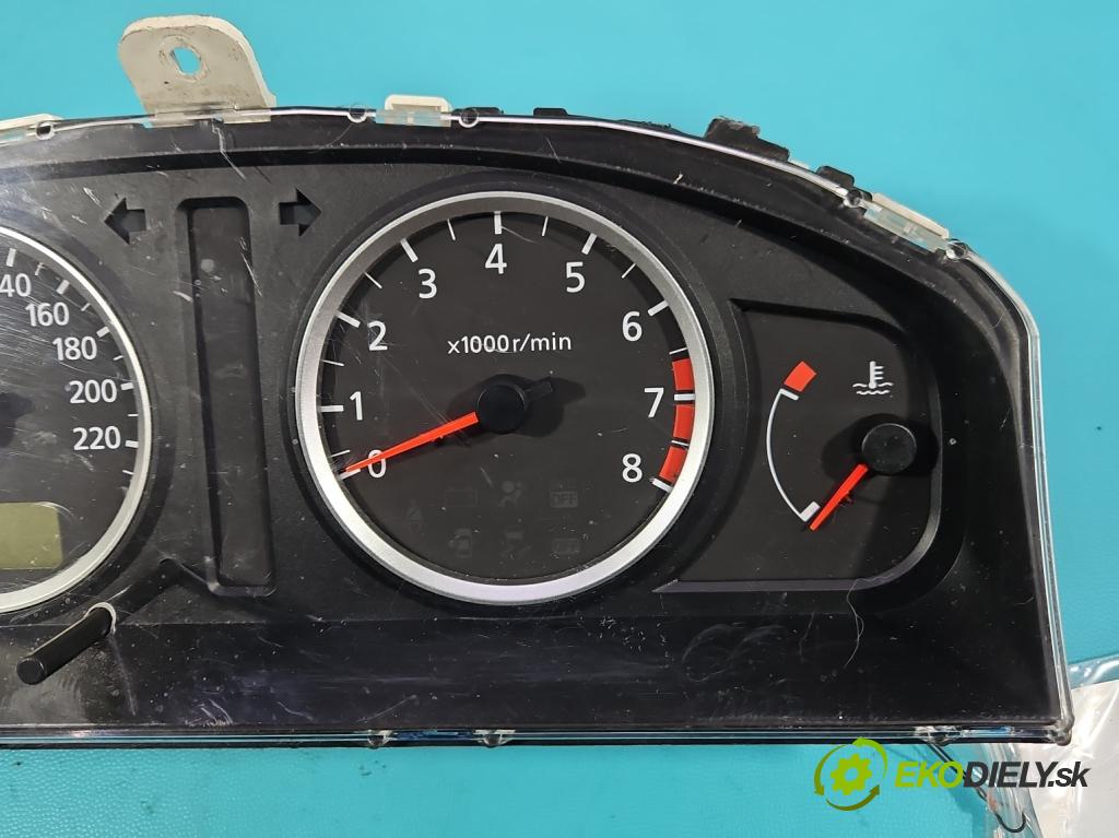 Nissan Almera N16 2000-2006 1.5 16V 98 HP manual 72 kW 1497 cm3 5- prístrojovka/ budíky BN913 (Prístrojová doska)