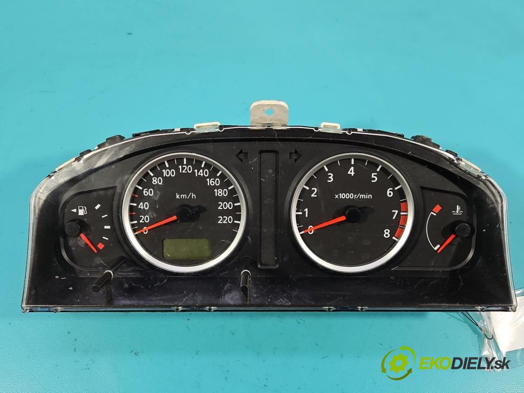 Nissan Almera N16 2000-2006 1.5 16V 98 HP manual 72 kW 1497 cm3 5- prístrojovka/ budíky BN913 (Prístrojová doska)