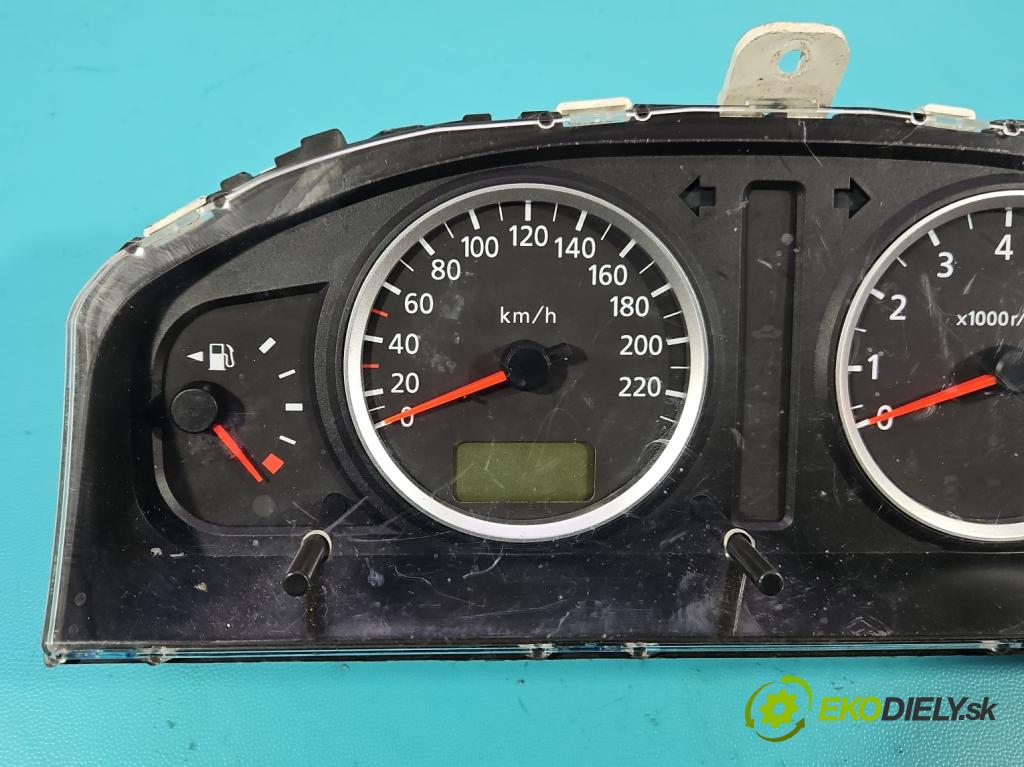 Nissan Almera N16 2000-2006 1.5 16V 98 HP manual 72 kW 1497 cm3 5- prístrojovka/ budíky BN913 (Prístrojová doska)