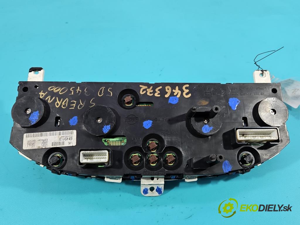 Nissan Almera N16 2000-2006 1.5 16V 98 HP manual 72 kW 1497 cm3 5- prístrojovka/ budíky BN913 (Prístrojová doska)