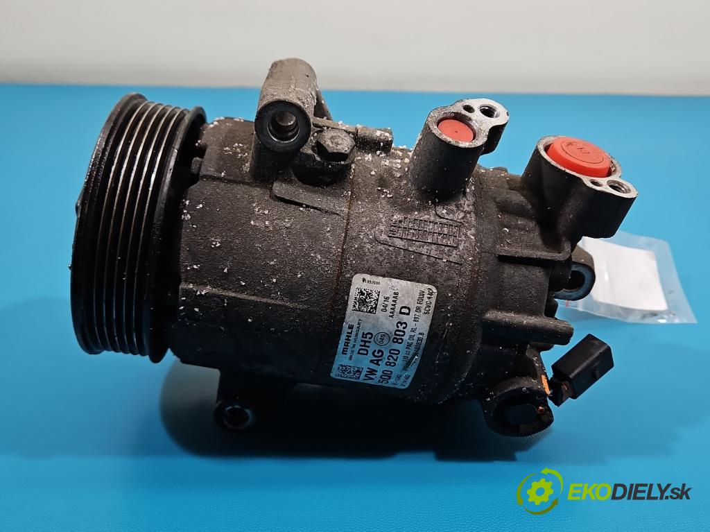Skoda Octavia III 2013- 1.6 tdi 110 HP manual 81 kW 1598 cm3 5- Kompresor: klimatizácie 5Q0820803D (Kompresor klimatizácie)