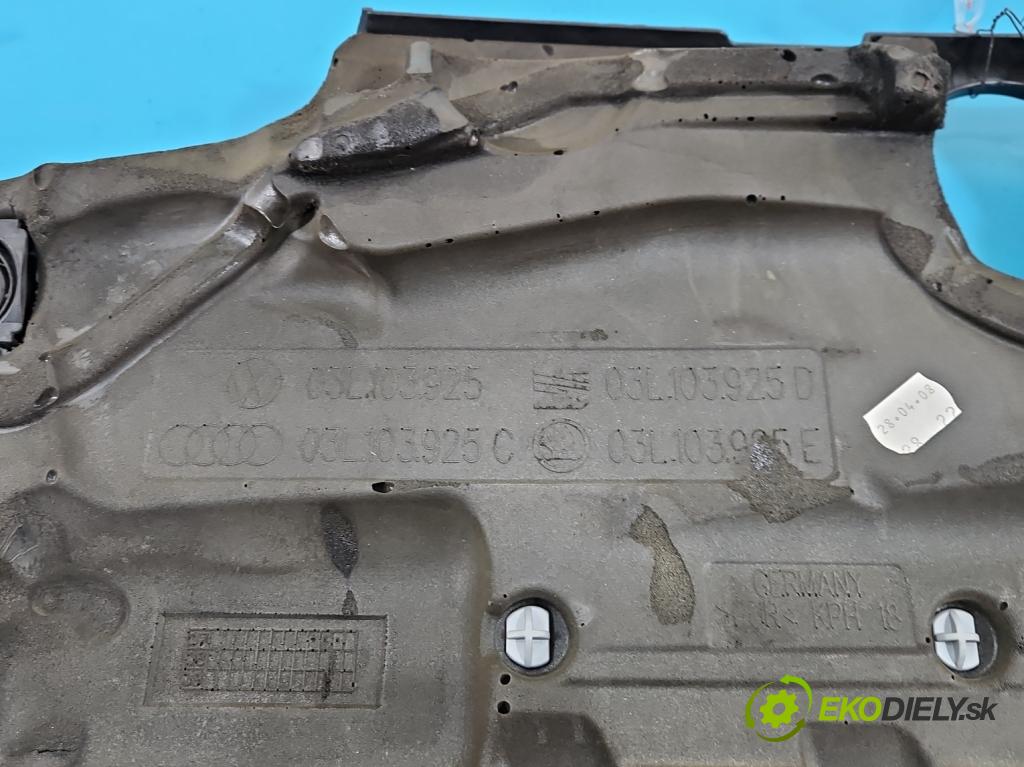 Vw Passat CC 2008-2016 2.0 TDI 140 HP manual 103 kW 1968 cm3 4- kryt motora horní: 03L103925