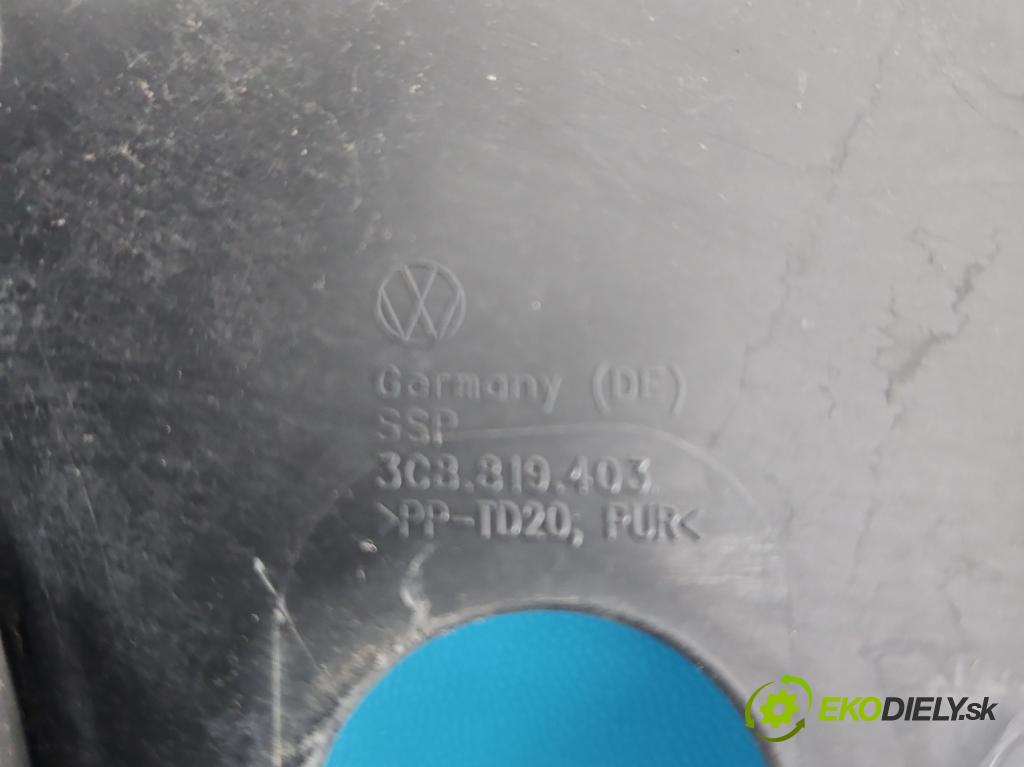 Vw Passat CC 2008-2016 2.0 TDI 140 HP manual 103 kW 1968 cm3 4- torpédo 3C8819404 (Torpédo (plast pod čelným sklom))