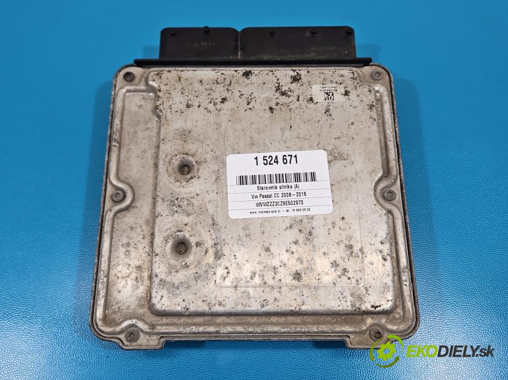 Vw Passat CC 2008-2016 2.0 TDI 140 HP manual 103 kW 1968 cm3 4- riadiaca jednotka motora 03L907309