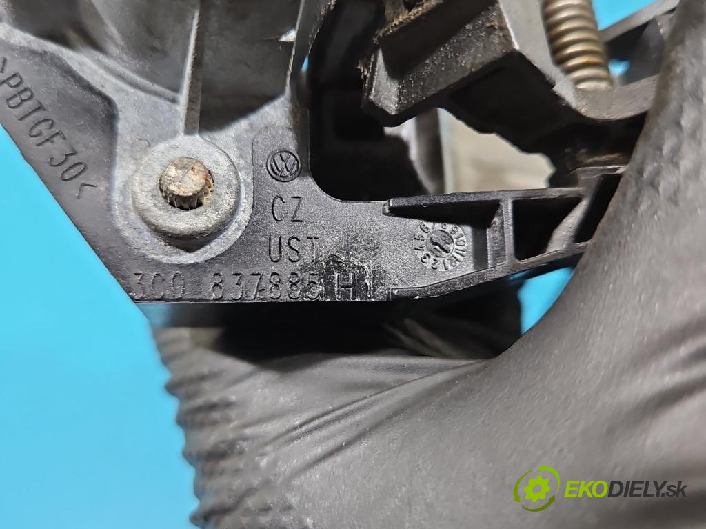 Vw Passat CC 2008-2016 2.0 TDI 140 HP manual 103 kW 1968 cm3 4- rukoväť predné ľavé mimo: 3C0837885H (Kľučka dverí vonkajšia predná ľavá)