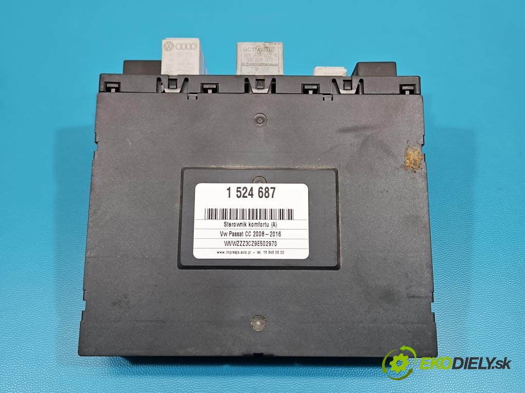 Vw Passat CC 2008-2016 2.0 TDI 140 HP manual 103 kW 1968 cm3 4- riadiaca jednotka komfortu 3C8937049E